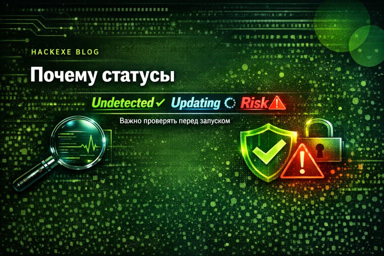 Почему статусы undetected, updating и risk важно проверять перед запуском