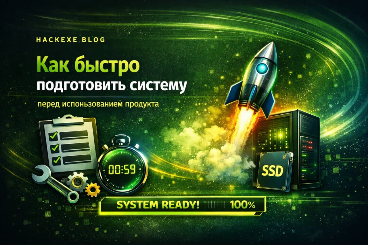 Как быстро подготовить систему перед использованием продукта