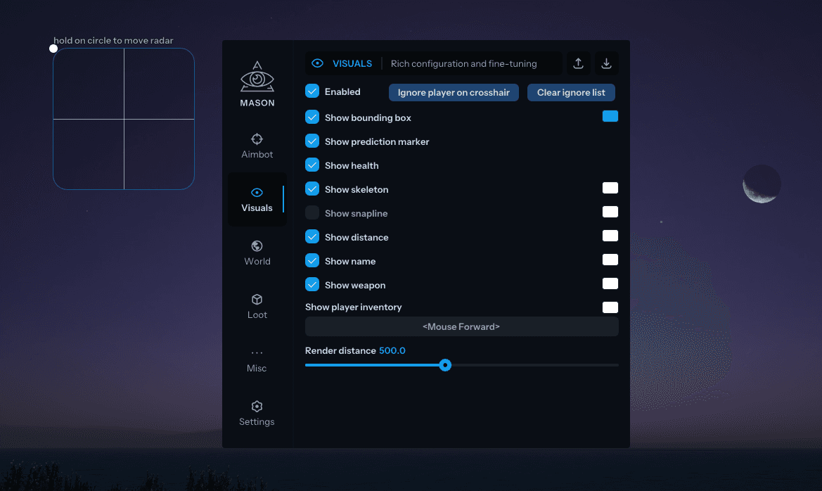 MASON Cheat DAYZ screenshot 2