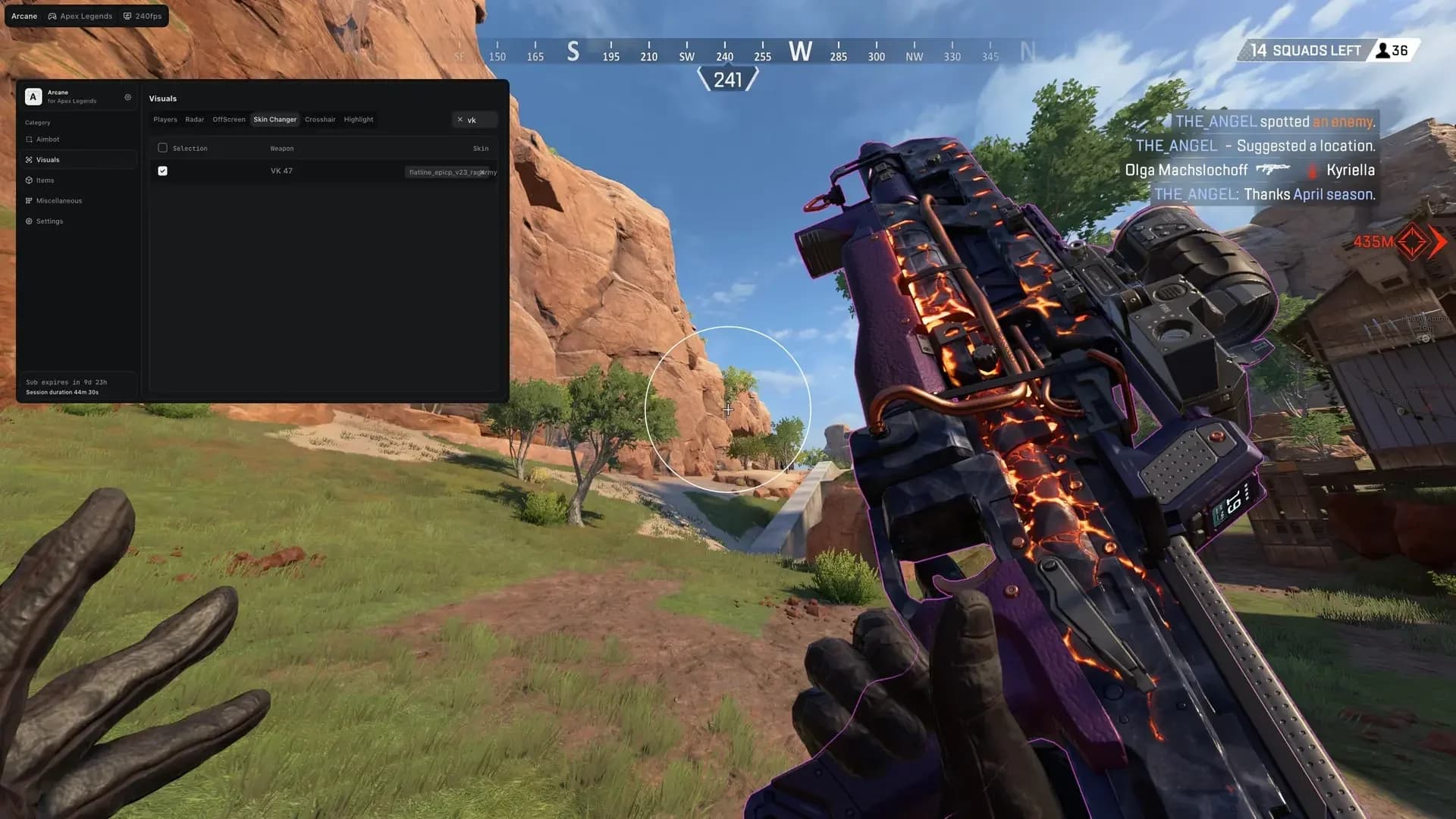 Arcane Cheat Apex screenshot 2