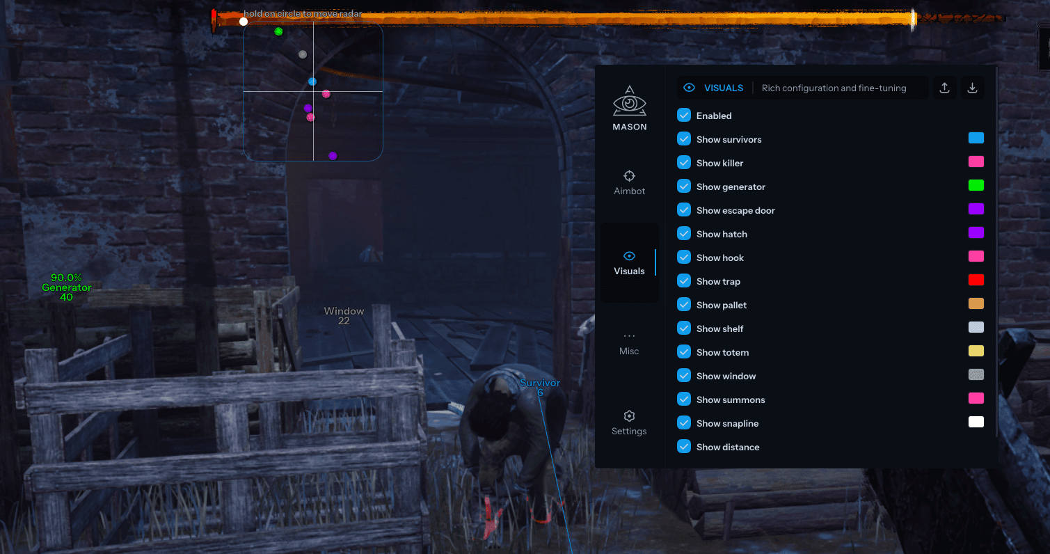 MASON Cheat DBD screenshot 2