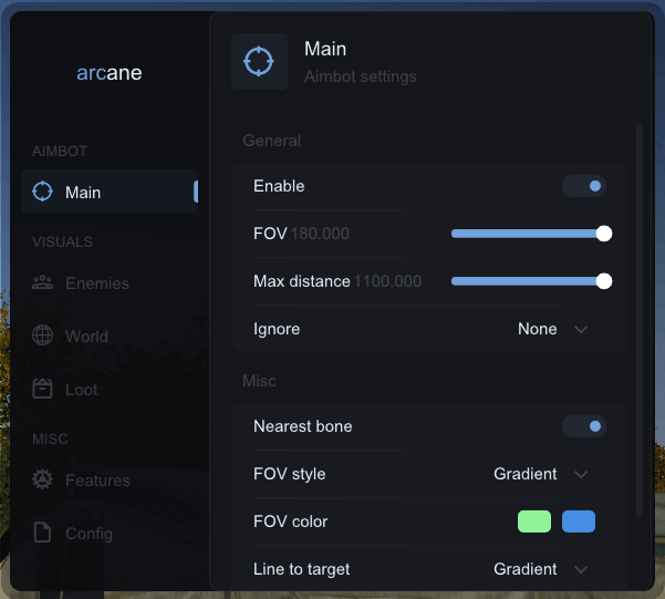 Arcane Cheat Dayz screenshot 5