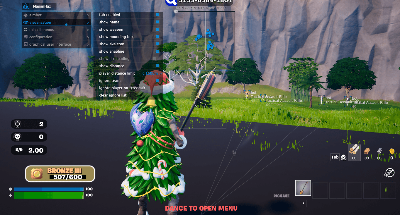 MASON Cheat Fortnite screenshot 2