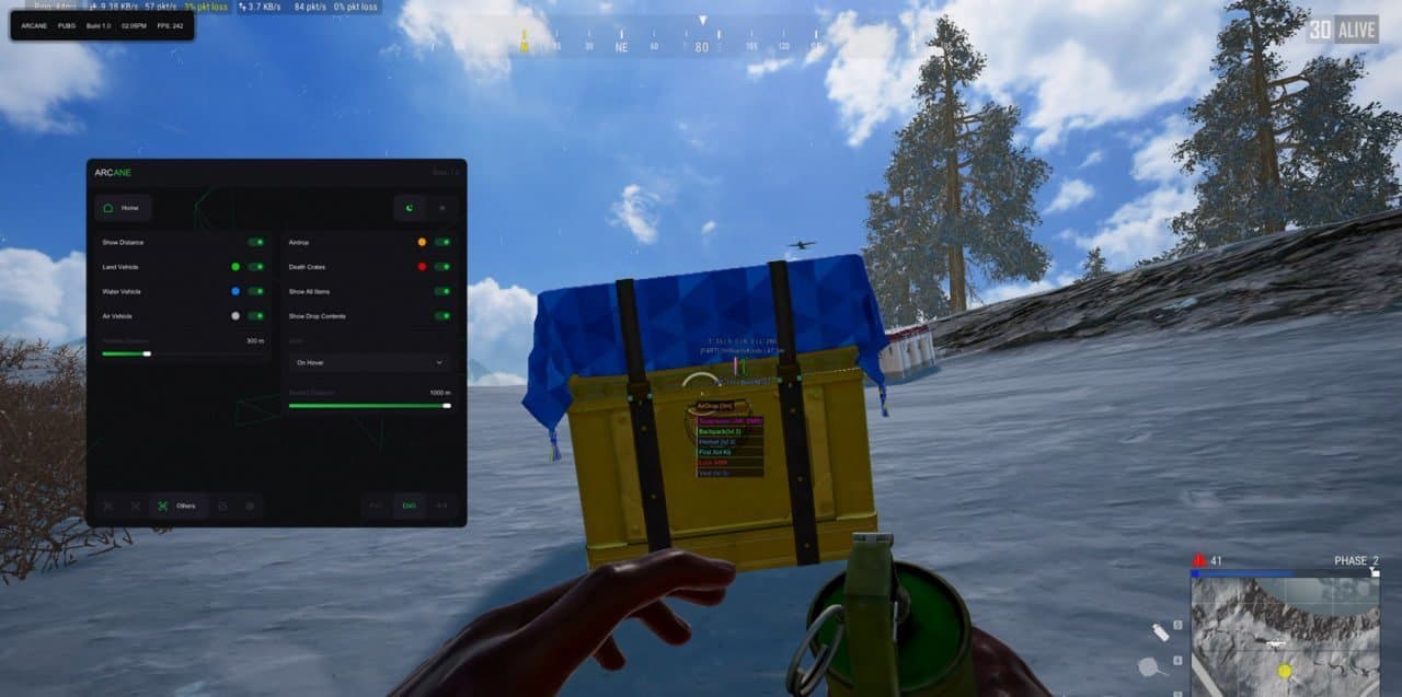Arcane Cheat PUBG screenshot 1