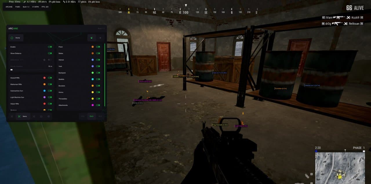 Arcane Cheat PUBG screenshot 2