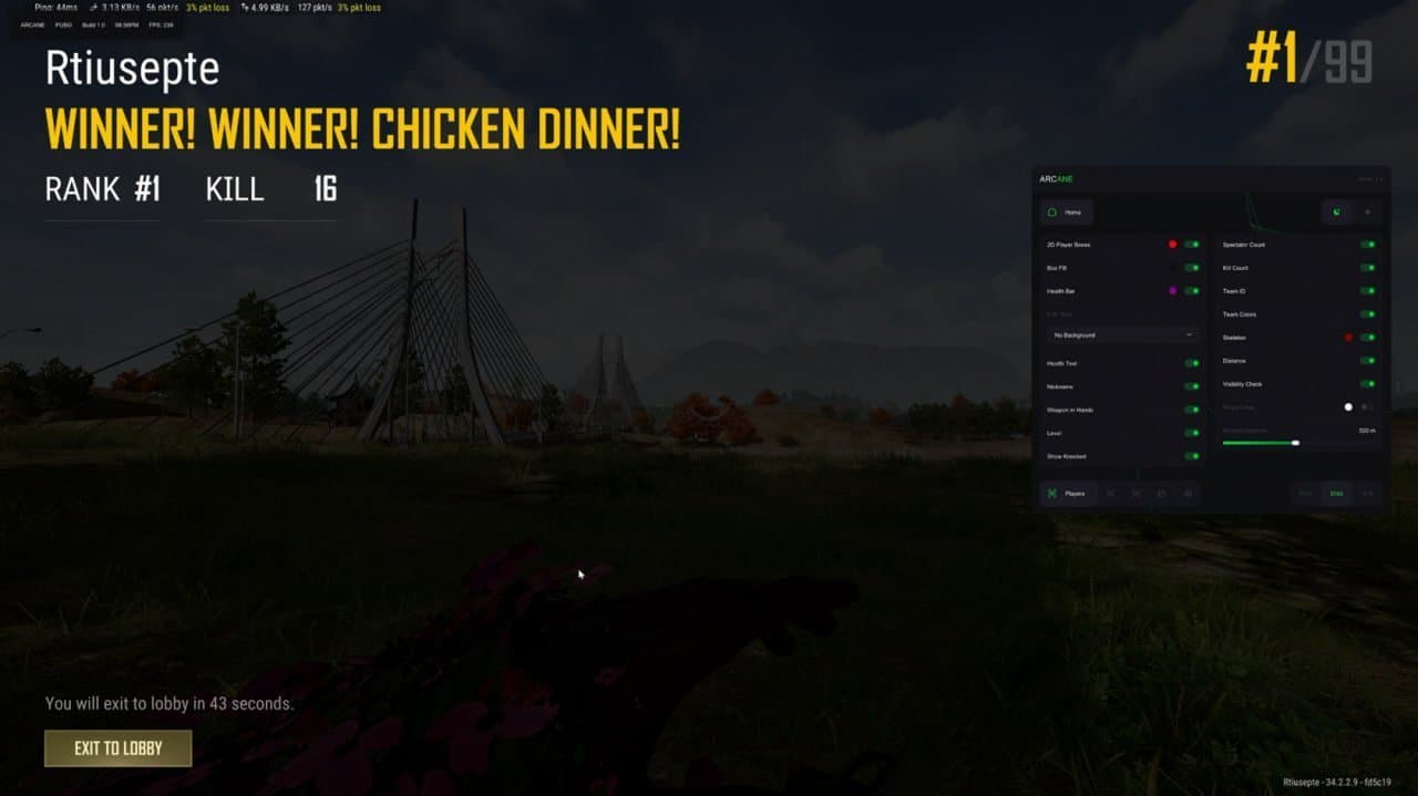 Arcane Cheat PUBG screenshot 6