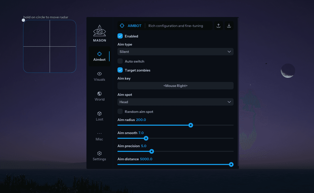 MASON Cheat DAYZ screenshot 1