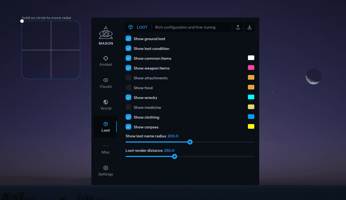 MASON Cheat DAYZ screenshot 4