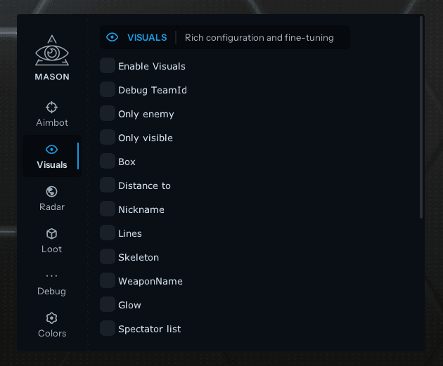 MASON INTERNAL - APEX screenshot 2