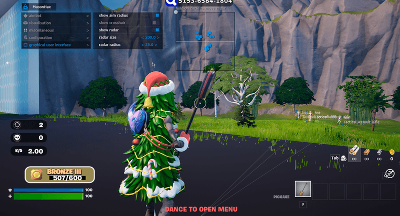 MASON Cheat Fortnite, скриншот 5