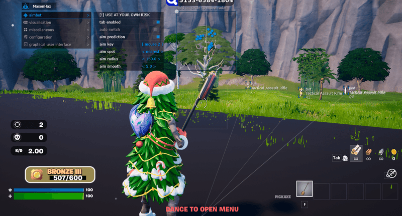 MASON Cheat Fortnite, скриншот 1