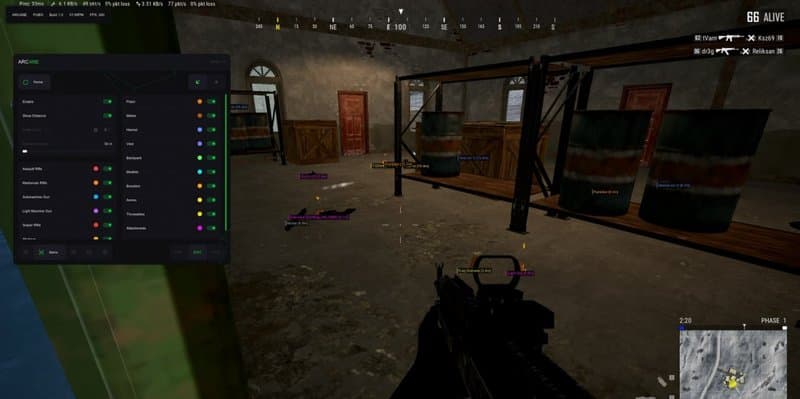 Arcane Cheat PUBG, скриншот 2