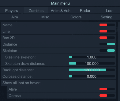Crooked Arm`s Cheat Dayz, скриншот 5