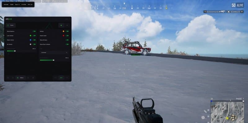 Arcane Cheat PUBG, скриншот 7