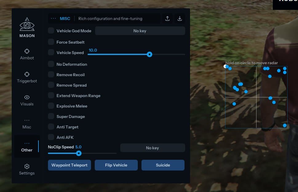 MASON Cheat - GTA 5 RP screenshot 7