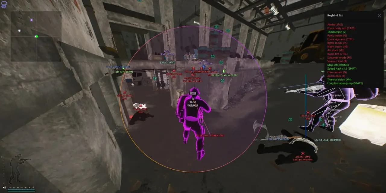 Medusa Cheat Full -  EFT screenshot 2