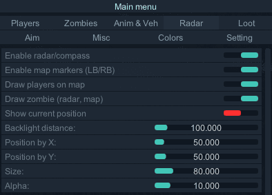 Crooked Arm`s Cheat Dayz screenshot 3