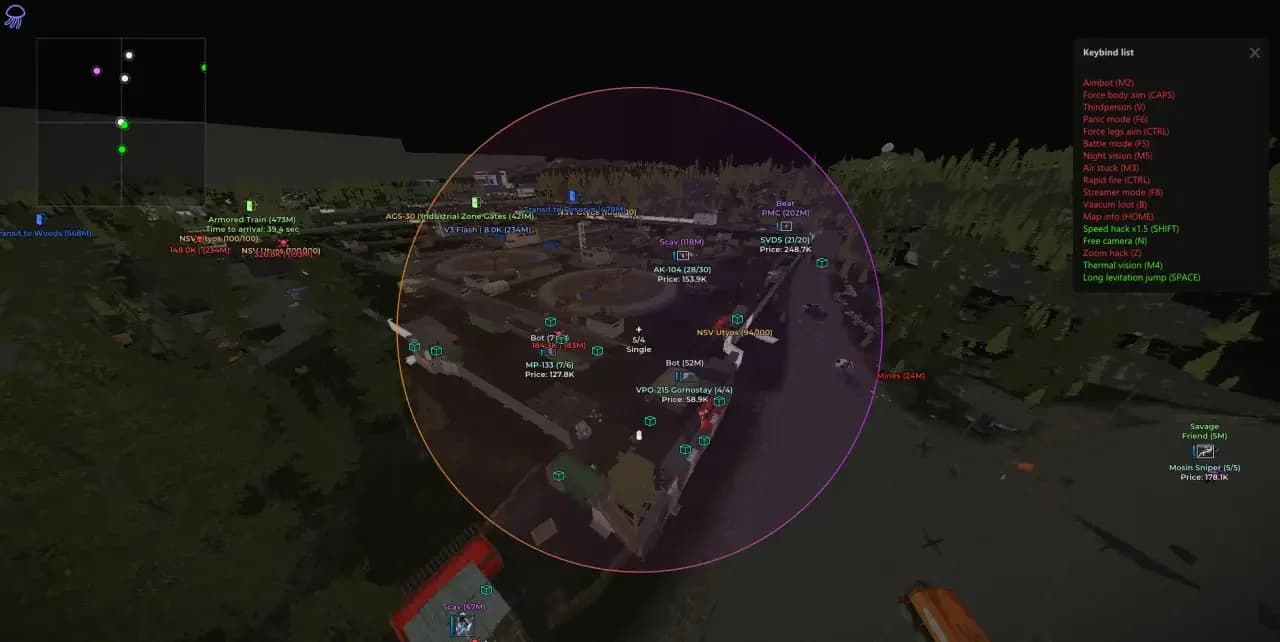 Medusa Cheat Full -  EFT screenshot 5