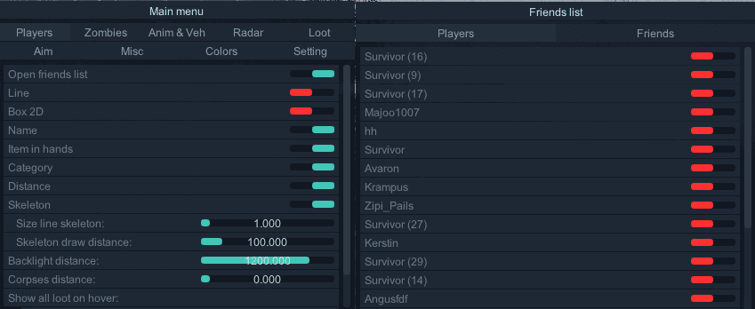 Crooked Arm`s Cheat Dayz screenshot 7