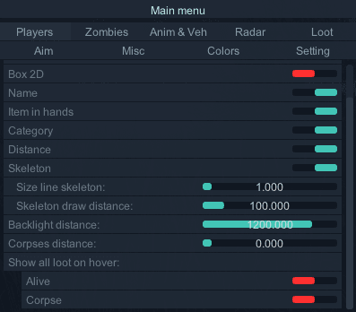 Crooked Arm`s Cheat Dayz screenshot 6