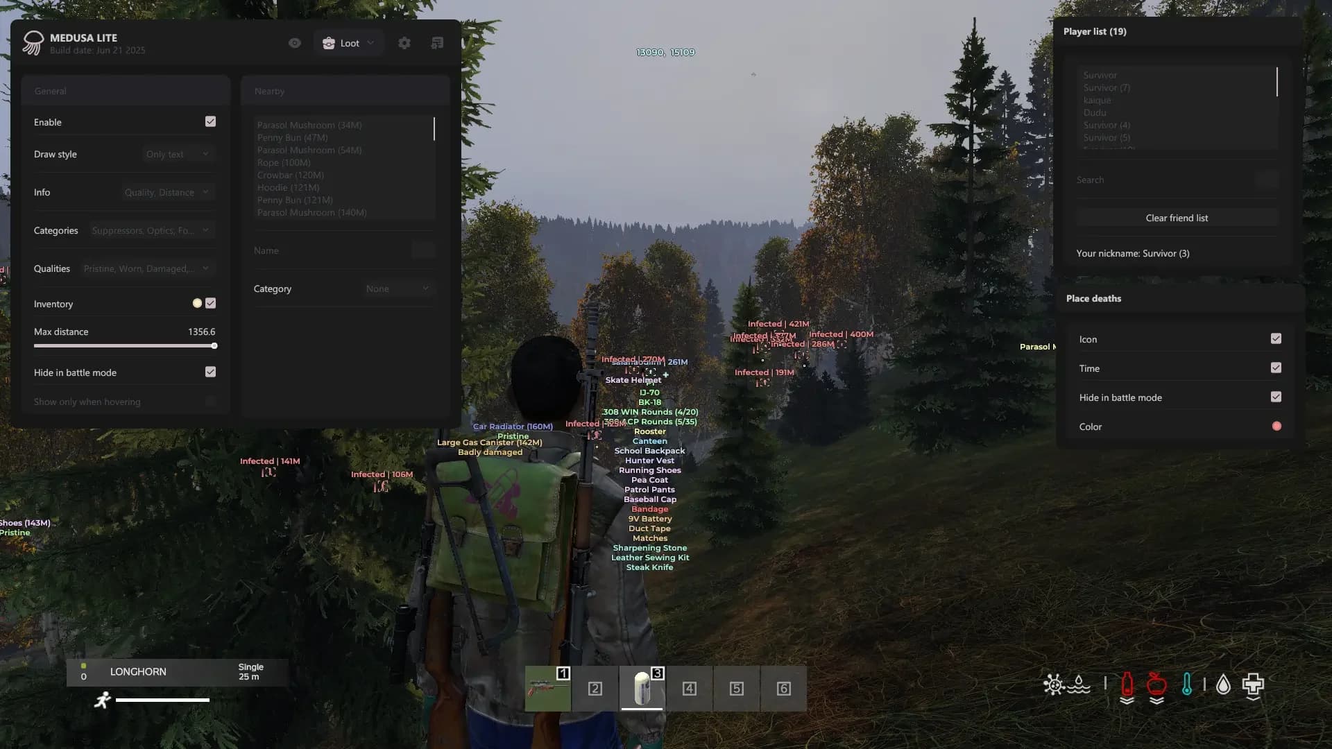 Medusa Lite Cheat - Dayz screenshot 3
